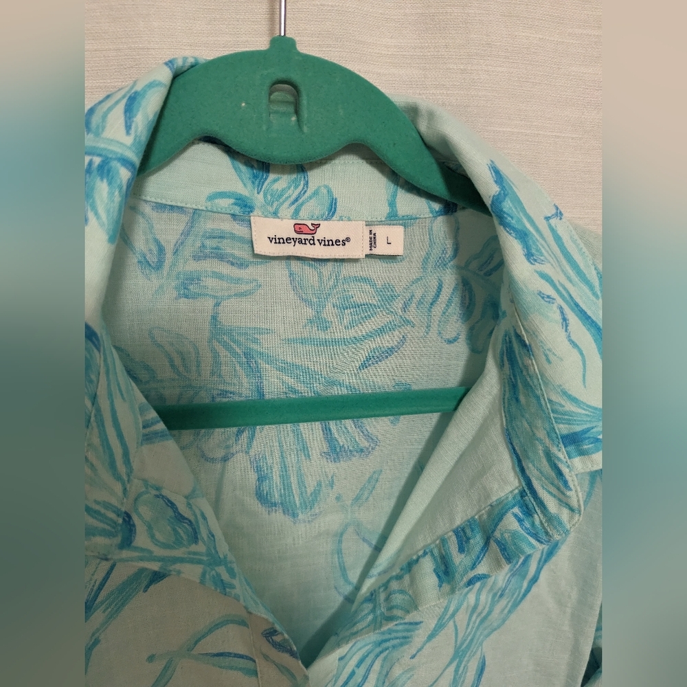 Vineyard Vines Lucaya tunic seaweed print - Picture 2 of 8